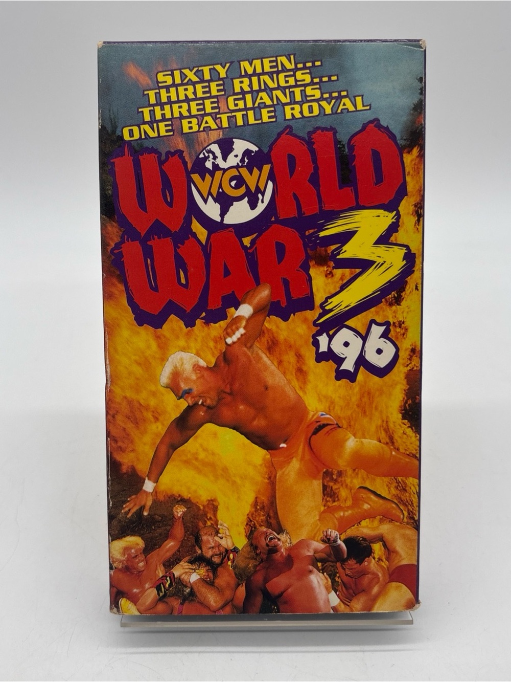 WCW World War 3 '96 VHS - WCW Orange Cover